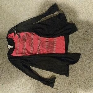 Pink T-Shirt w/ built in Jacket